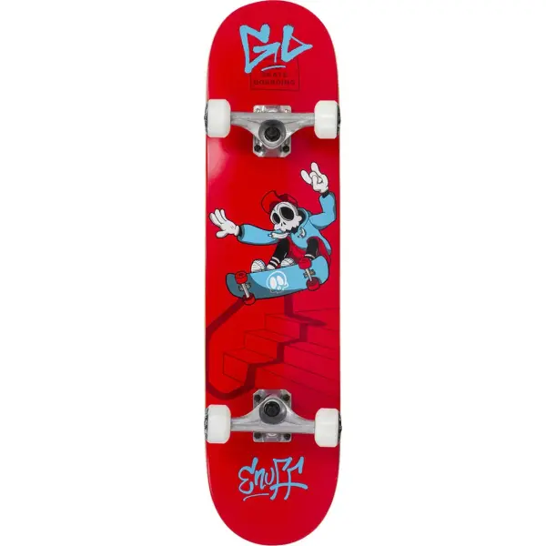 Complete Skateboard Enuff Skully (7.75" - Red)