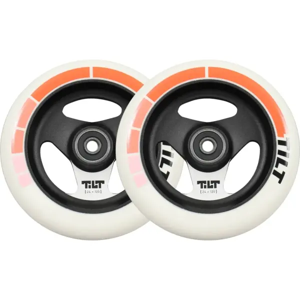 Tilt Stage I Stunt Scooter Wheels 2-Pack (120mm - Red Stripe)