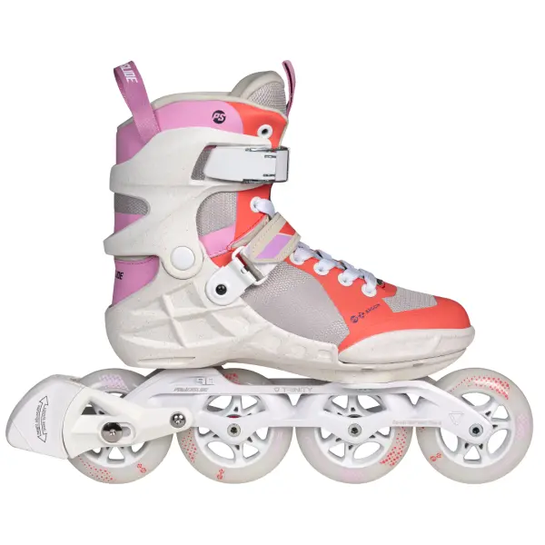 Inline Skates Powerslide Phuzion Argon Peach 90 (White - 5)