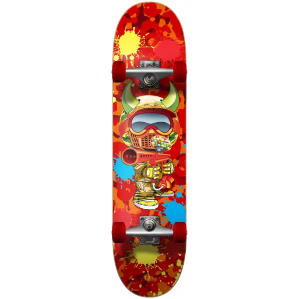 Complete Skateboard Speed Demons Paintballer Soft Top (7" - Red)