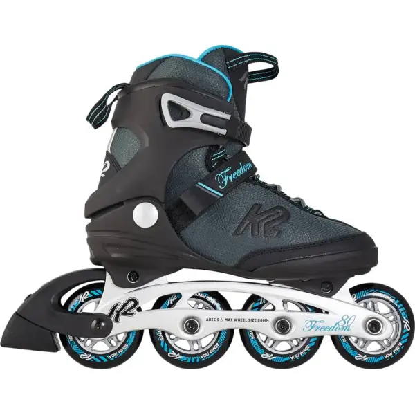 Womens Inline Skates K2 Freedom 80 (Black - 4.5)