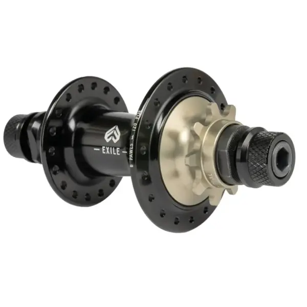 Éclat Exile Cassette BMX Rear Hub (Black - Right hand drive)