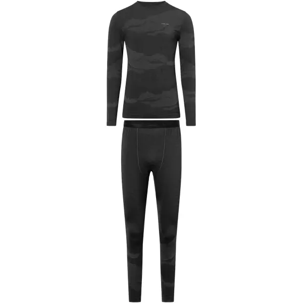 Aluskerrasto Viking Gasher Base Layer Miesten Setti (XXL - Musta)