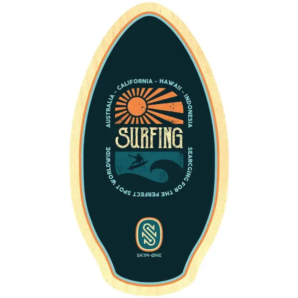 Skimboard Skim One Worldwide 37 Wood (Navy)