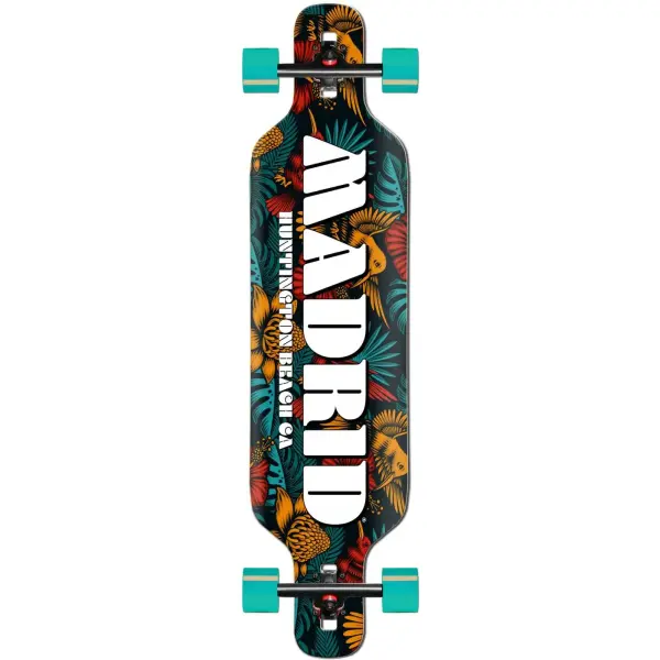Complete Longboard Madrid Trance Drop-Thru (40" - Tropics)