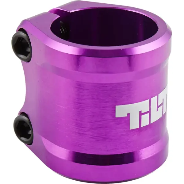 Tilt ARC Double Stunt Scooter Clamp (Purple)