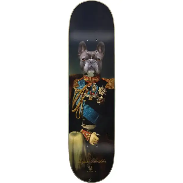 Skateboard Deck Plan B Portrait Sheckler (8.125" - Black)