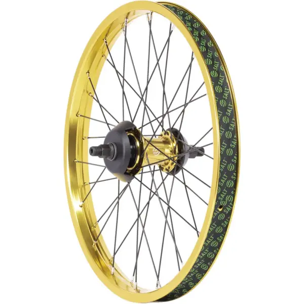 BMX Rear Wheel Salt Everest 20" Freecoaster (Gold - Left hand drive)