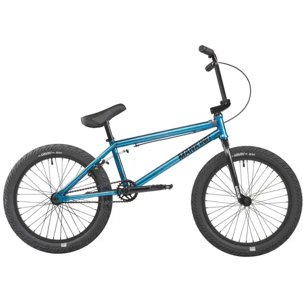 Mankind Sureshot 20" BMX Stunt Bike (20.5" - Gloss Trans Blue)