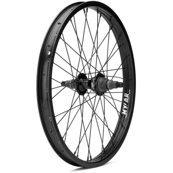 BMX Rear Wheel Mission BMX Honor 20" Cassette (Black - Left Side Drive)