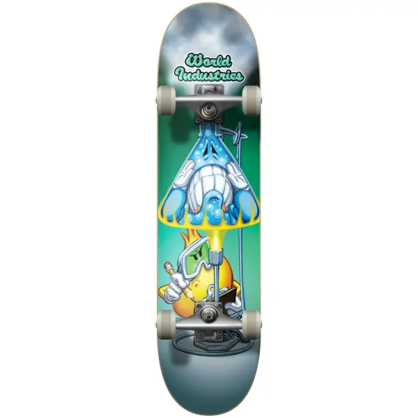 Complete Skateboard World Industries Madd Scientist (7.5" - Green)
