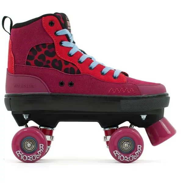 Roller Skates Rio Roller Rio Roller Beats Leopard (Red/Leopard - 5)