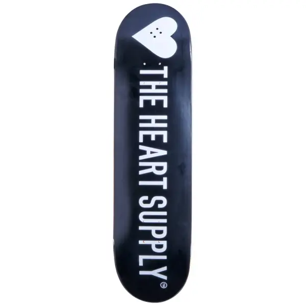Skateboard Deck Heart Supply Strong (8.25" - Black)