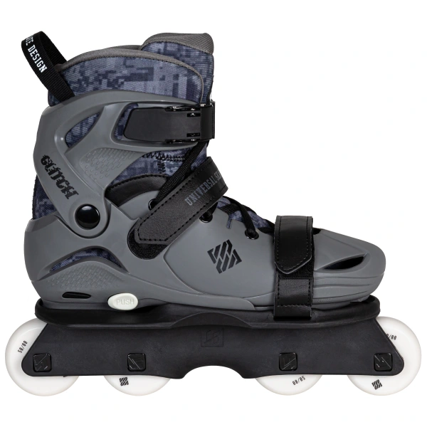 Aggressive Inline Skates USD Glitch Adjustable Kids (Grey/Black - 12C-2)