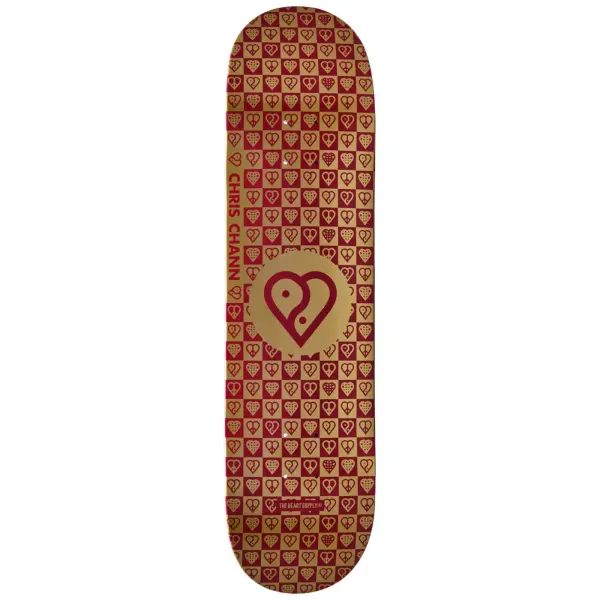 Skateboard Deck Heart Supply Chris Chann Pro (8" - Trinity Gold)