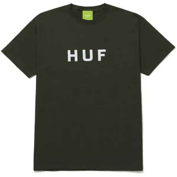 T-Shirt HUF Essentials OG Logo (S - Forest Green)