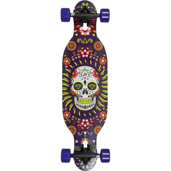 Complete Longboard Hydroponic DT Kids (31.5" - Mexican Skull Purple)