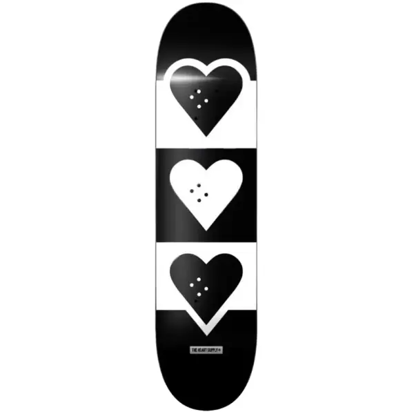 Skateboard Deck Heart Supply Squadron (8.5" - Black)