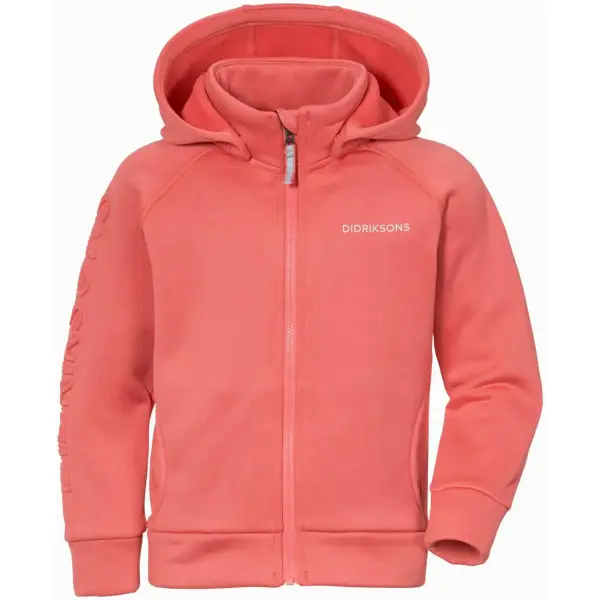 Didriksons Corin Kids Fleece Jacket (100 - Peach Rose)