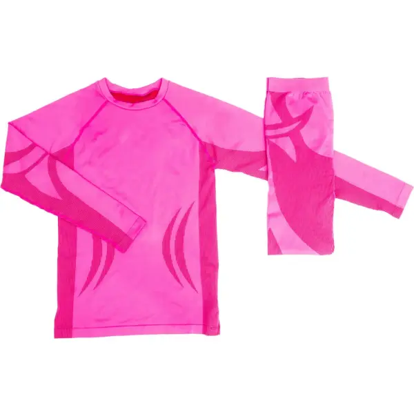 Cold Seamless Junior Ski Underwear Set (104-116 - Pink)