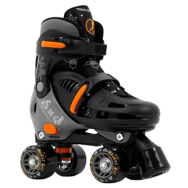 Kids Roller Skates SFR Storm V Adjustable (Ninja - 3-6)