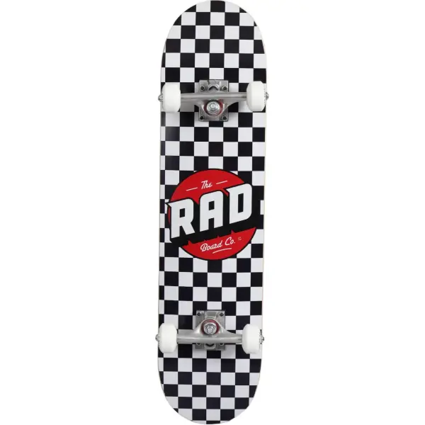 Complete Skateboard RAD Checkers (7.5" - Navy)