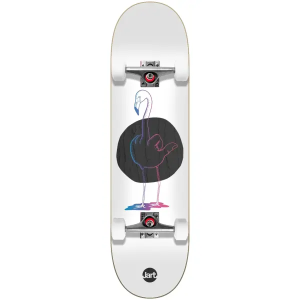 Complete Skateboard Jart Fuckers (8.25" - White)