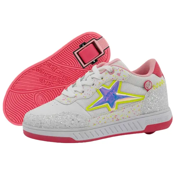 Roller Shoes Breezy Neon Star Glitter (4)