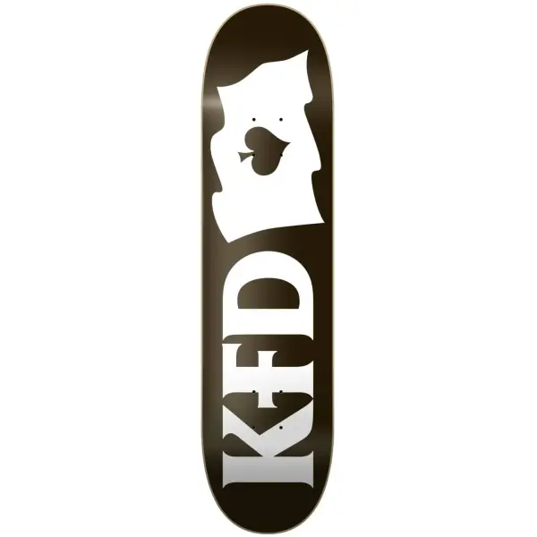 Skateboard Deck KFD Logo Flagship (8.75" - Black)