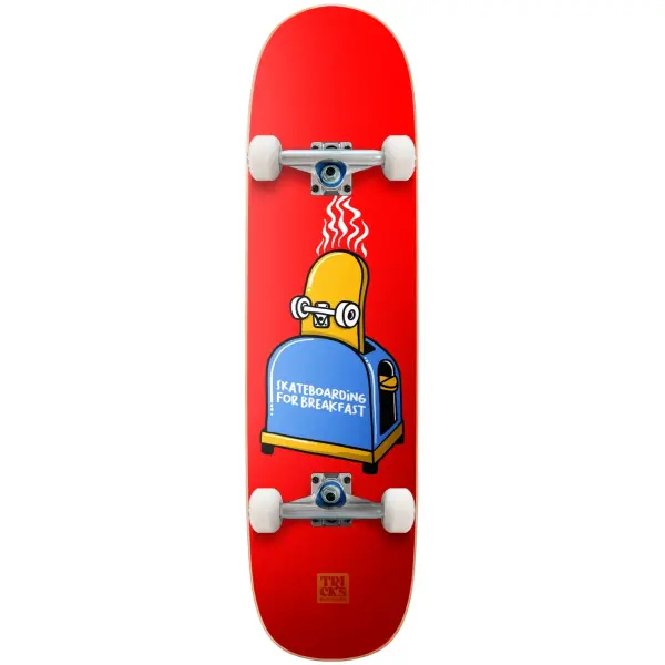 Complete Skateboard Tricks Breakfast Midi (7.5" - Blue)