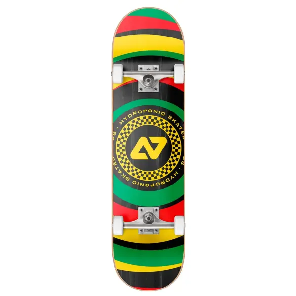 Complete Skateboard Hydroponic Circular (8.125" - Rasta)