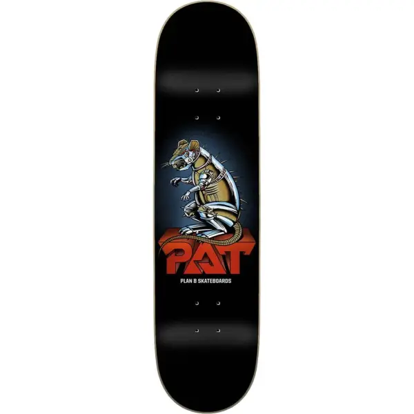 Skateboard Deck Plan B Ratt Duffy (8" - Black)