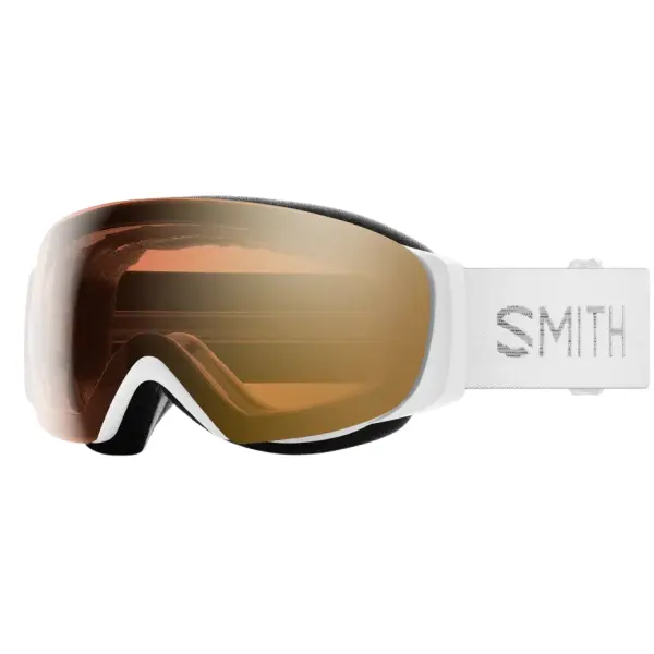 Ski Goggles Smith I/O Mag S Chromapop Womens (White Chunky Knit/Gold Mirror)