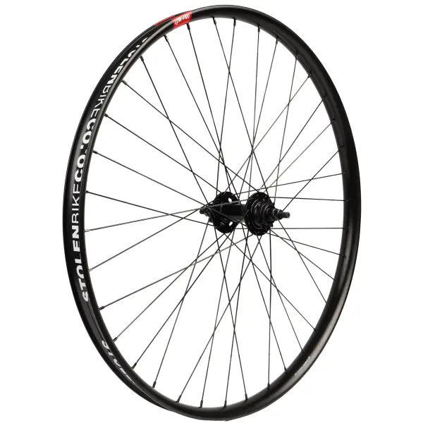 BMX Rear Wheel Stolen 29" Rampage Street Disk Cassette (Black - Right hand drive)