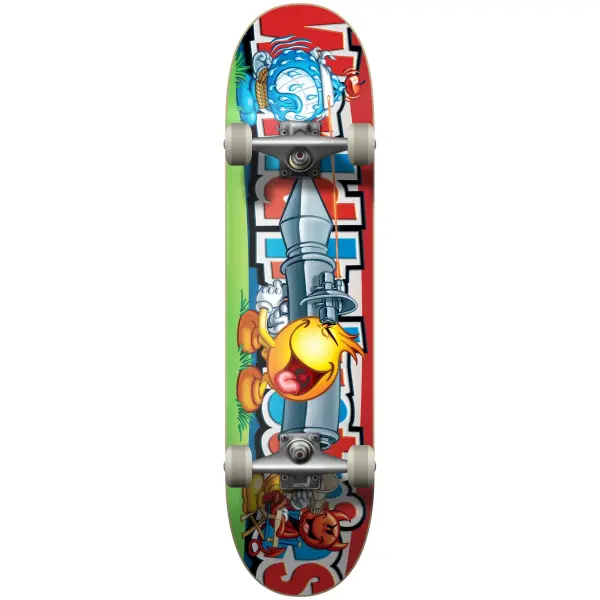 Complete Skateboard World Industries Bazooka (8" - Red)