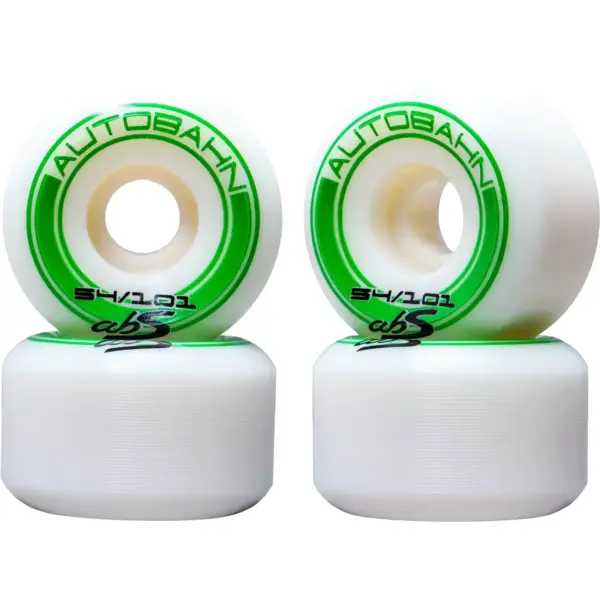 Skateboard Wheels Autobahn GT1 Wide Body 101A 4-Pack (54mm - White)