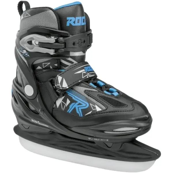 Kids Ice Skates Roces Moody 3.0 Adjustable (Black - 12C-2)