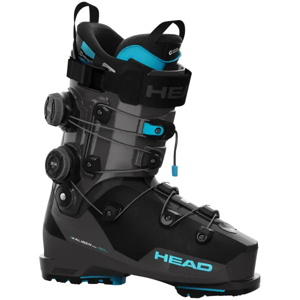 Mens Ski Boots Head Kaliber Pro 130 LV GW BOA 2 (28.5 - Anthracite / Speedblue)