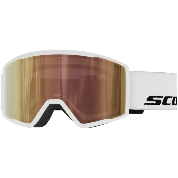 Ski Goggles Scott Trace Pro Light Sensitive (White Amp Ls Cinnamon Chrome S1-3)