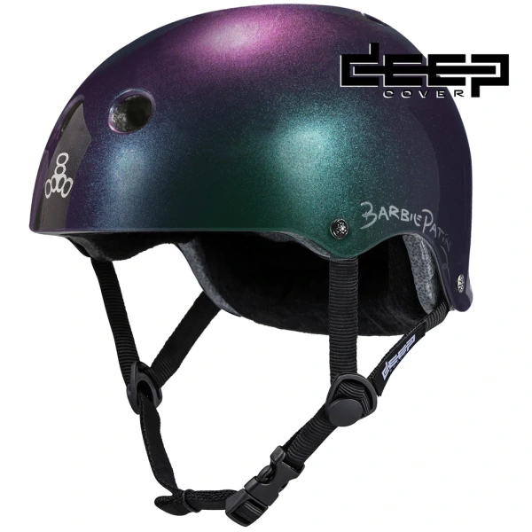 Skate Helmet Triple Eight Barbie Patin Deep Cover (L-XL - Chameleon)