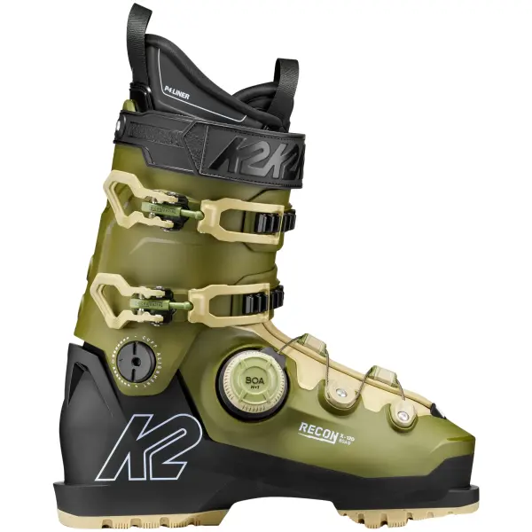 Mens Ski Boots K2 Recon X 120 BOA (26.5 - Green)