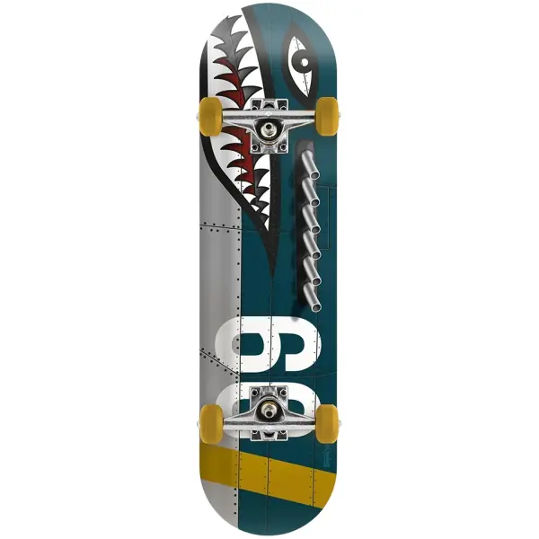 Complete Skateboard Street Surfing (7.75" - Shark Fire)