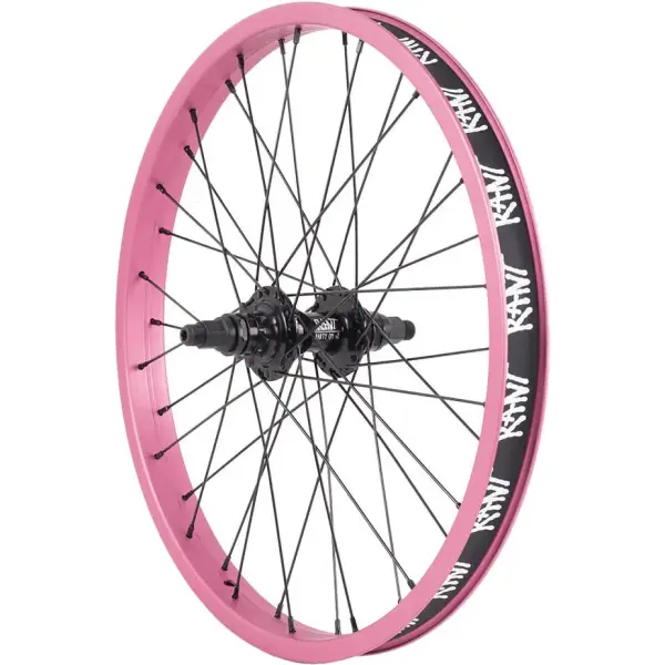 BMX Rear Wheel Rant Party On V2 20" Cassette (Pepto Pink - Left hand drive)