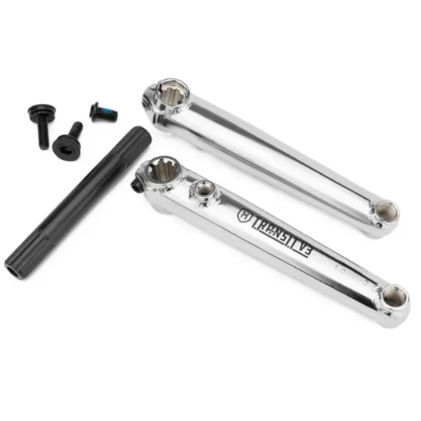 BMX Cranks Mission Transit V3 (160mm - Chrome)