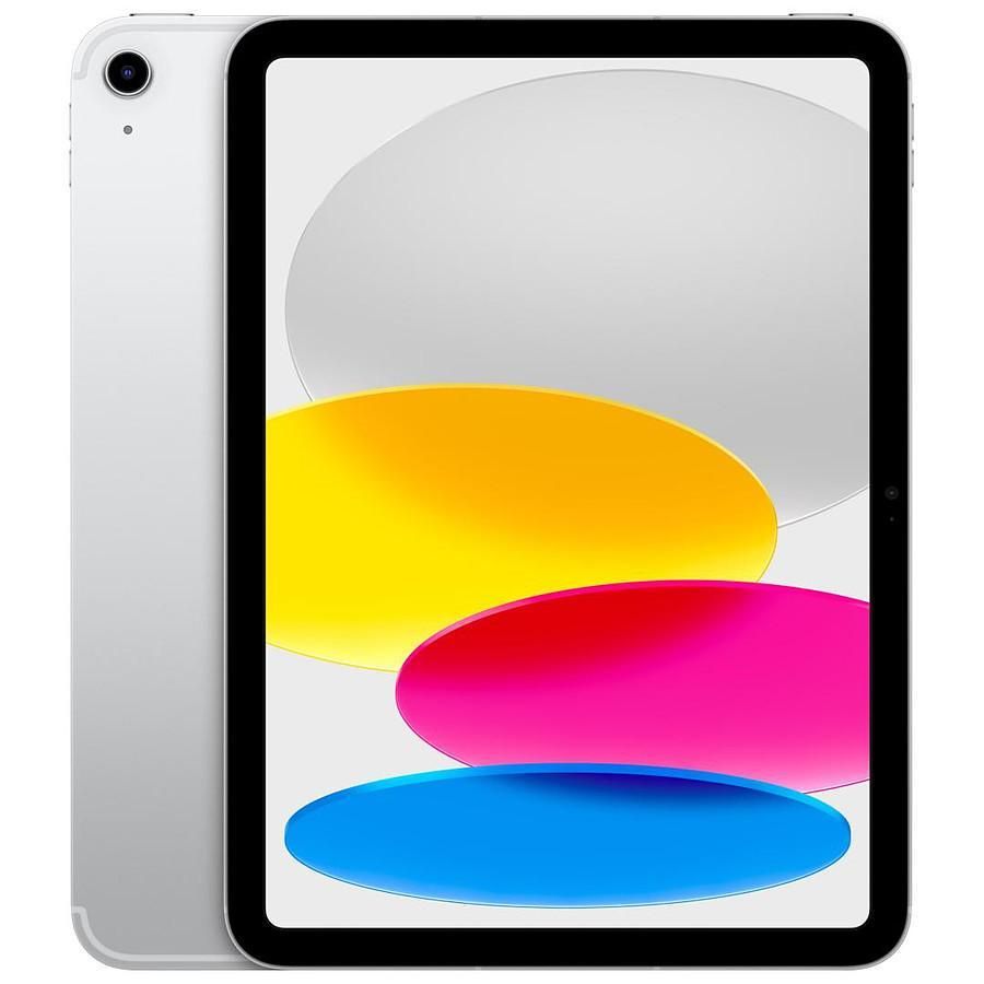 Apple iPad 10 (2022, serie A14) - Plateado - 256 GB - Wi-Fi + 5G