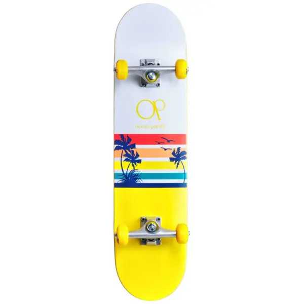 Complete Skateboard Ocean Pacific Sunset (7.75" - Yellow)