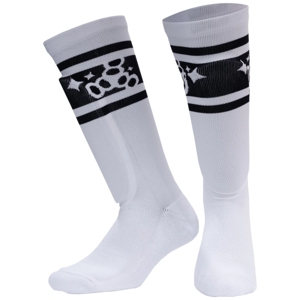 Triple Eight Barbie Patin Shinguards Socks (L-XL - White)