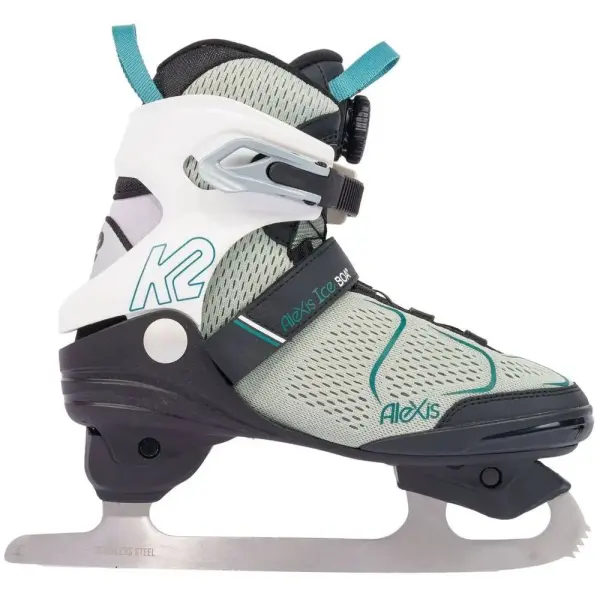 Ice Skates K2 Alexis Boa Figure Women (Grey/Black/Teal - 1.5)