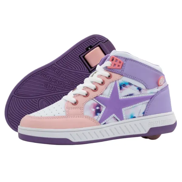 Roller Shoes Breezy Skater White/Purple (White - 13.5C)