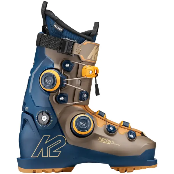 Mens Ski Boots K2 Recon 120 Zonal BOA (29.5 - Blue)